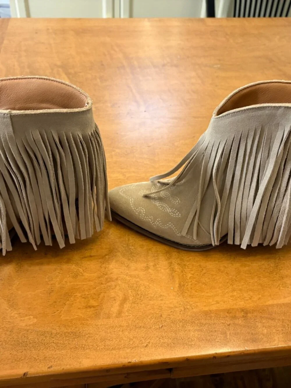 Dingo Womens Tangles Fringe Boots Ankle High